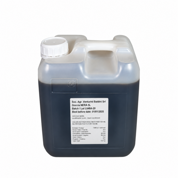 Venturini Baldini Goccia NERA 8+ aastat laagerdatud balsamiiko 5 ltr kanister