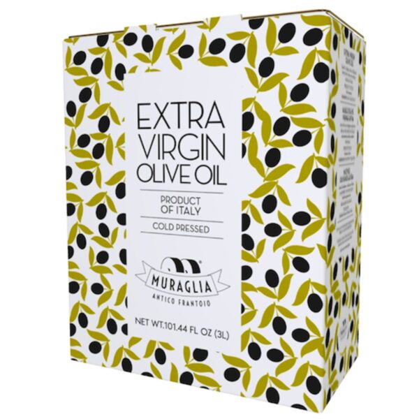 Itaalia ekstra-väärisoliiviõli “Muraglia PITTED” bag-in-box 3 L ja 5 L (pressitud ilma oliivikivideta, intensiivselt puuviljane) - 3 L