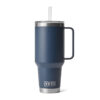 YETI termos-joogitops kaanega, sangaga ja kõrrega Rambler Straw Mug 42 Oz / 1193 ml Navy / tumesinine