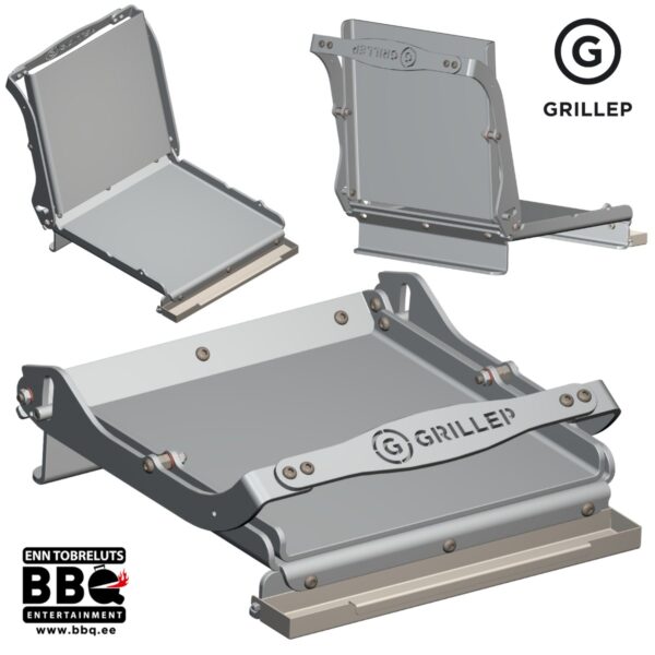 GRILLEP süsinikterasest / carbon steel GRILL-PRESS