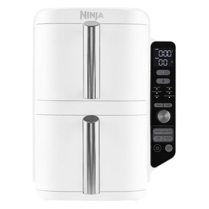 Ninja Double Stack XL 2-Drawer kuumaõhufritüür, valge