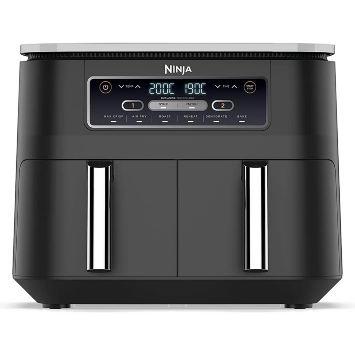 Ninja Foodi Dual Zone 7,6L kuumaõhufritüür, must