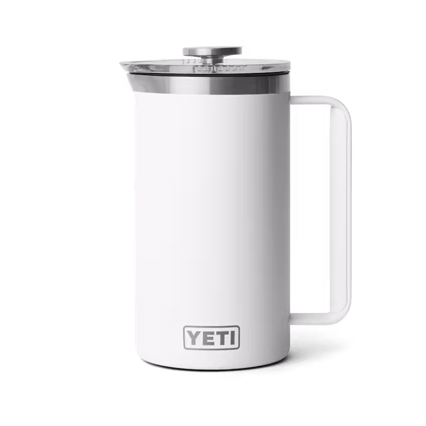YETI Rambler presskann kohvimasin 34 Oz, 1L, valge