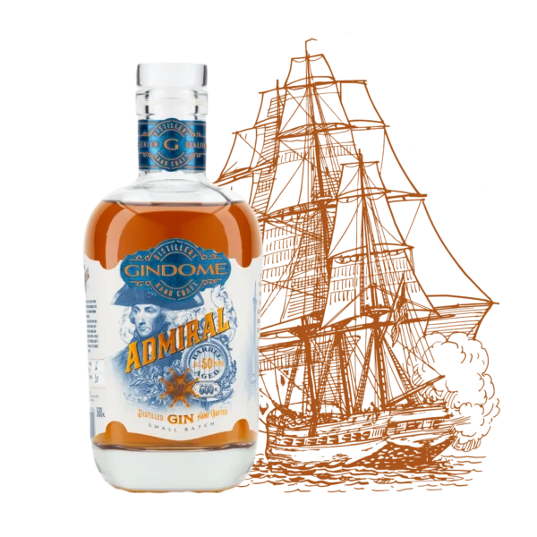 Gindome - Admiral Gin (The Hope Distillery) 500ml 40%