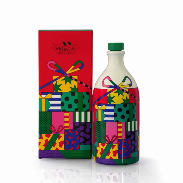 Itaalia ekstra-väärisoliiviõli keraamilises pudelis "Muraglia THE GIFT” 500 ml (intensiivselt puuviljane)