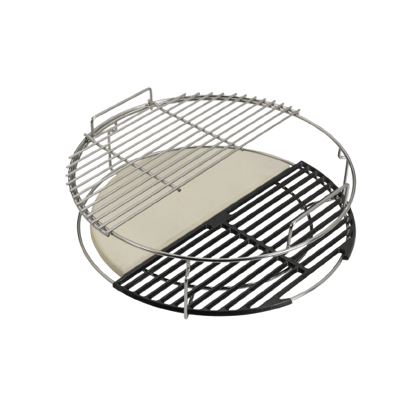 Big Green Egg Malmist poolkuu küpsetusrest, L EGGspander - Image 2