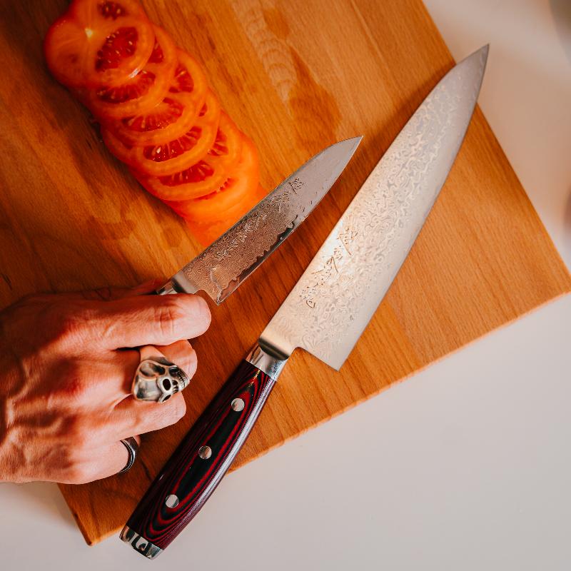 Yaxell Super Gou kokanuga 200 mm, 161-kihiline SG2 damaskuse teras - Image 2