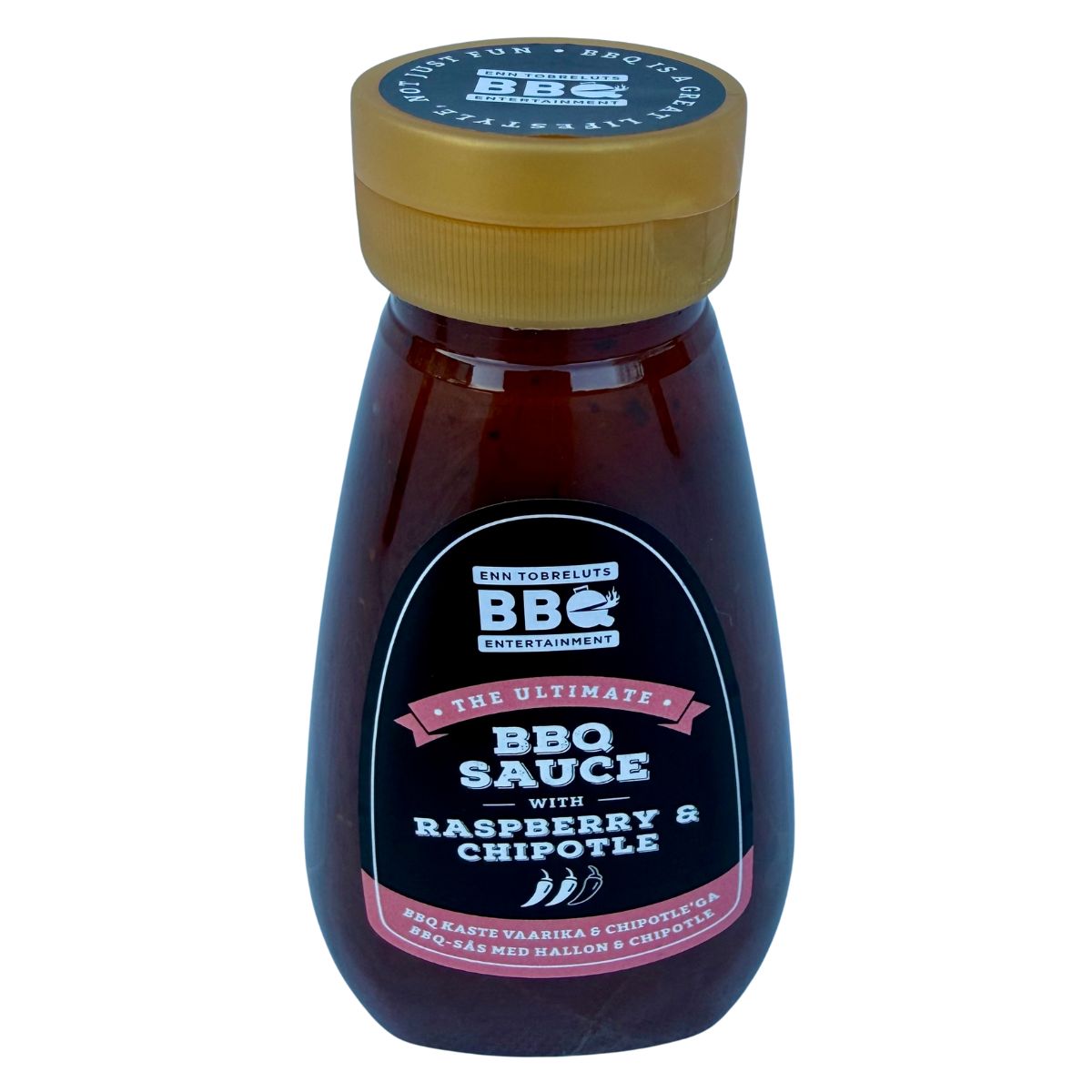 The Ultimate BBQ Sauce with RASPBERRY & CHIPOTLE / BBQ kaste vaarika ja chipotle’ga 280 g - Image 2