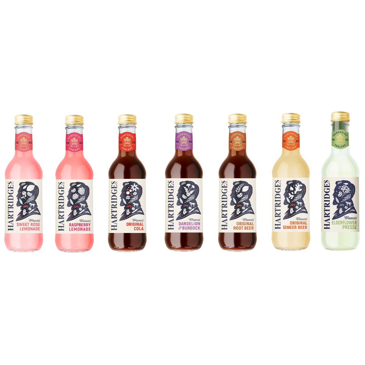 Hartridges Dandelion & Burdock limonaad 330 ml pudel - Image 2