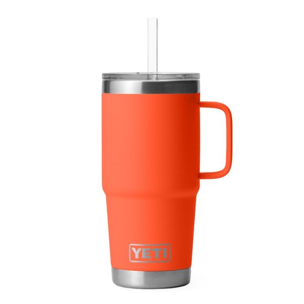YETI termos-joogitops kaanega ja sangaga Rambler Mug 25 Oz / 739 ml Papaya / Papaiakollane