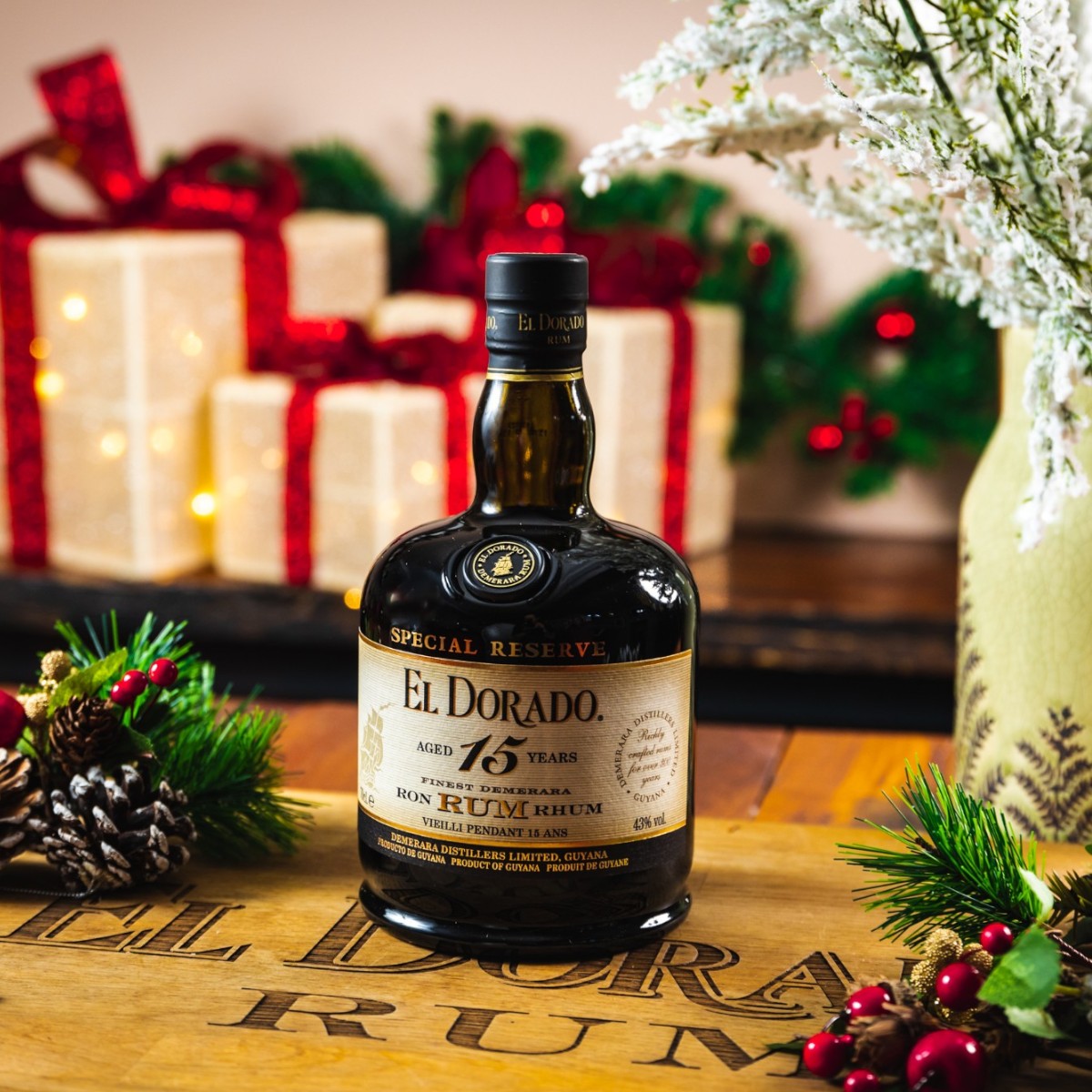 El Dorado 15-aastane rumm 70 cl 43% vol (kinkekarbis) - Image 8