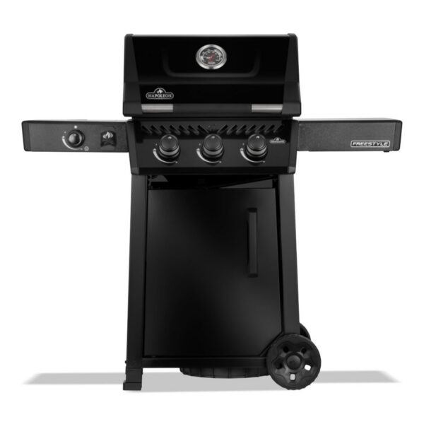Napoleon Freestyle 365 kolme põhipõleti ja klassikalise küljepliidiga gaasigrill, aluskapp uksega