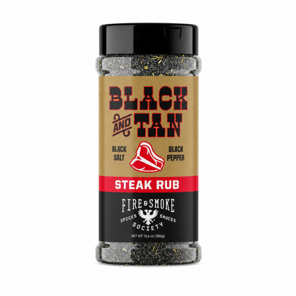 Fire & Smoke Society Black and Tan Steak rub 386g